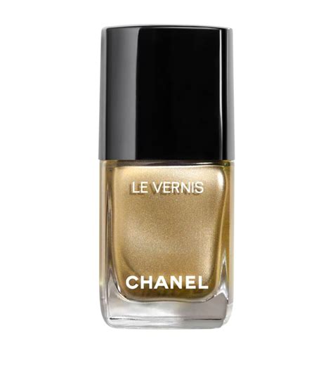 gold shimmer chanel nailpolish|LE VERNIS Longwear nail colour 191 .